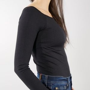 Everyday Off The Shoulder Tee-  OS Misses (0-10)
